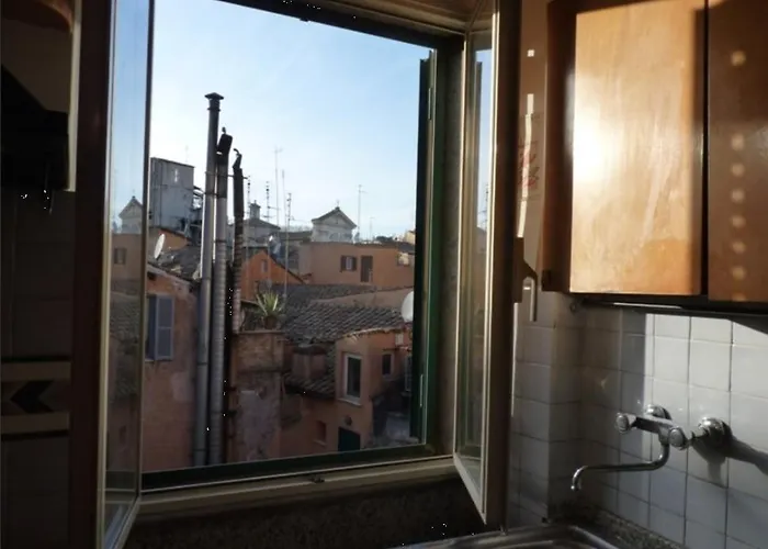 View Of The Rooftops Of Trastevere Roma