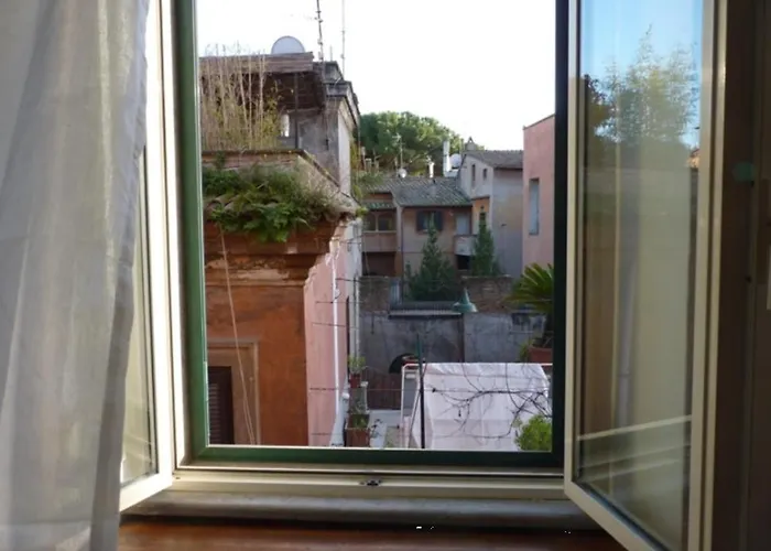 View Of The Rooftops Of Trastevere Roma