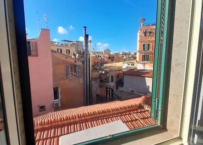 View Of The Rooftops Of Trastevere * Rom